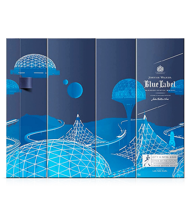 Johnnie Walker Blue Label Cities of the Future 2220 Mars Edition 750mL