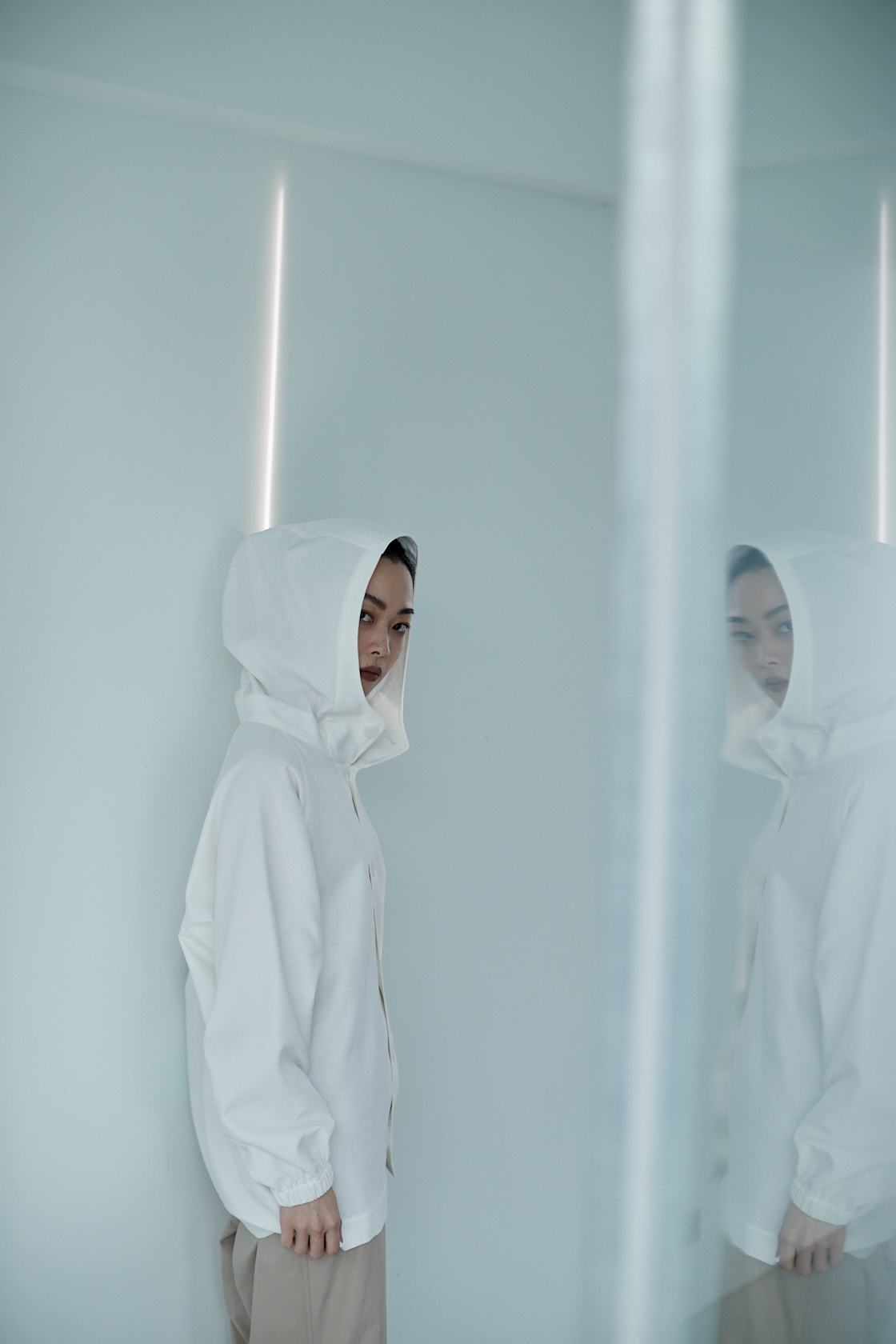 拉克蘭袖連帽襯衫