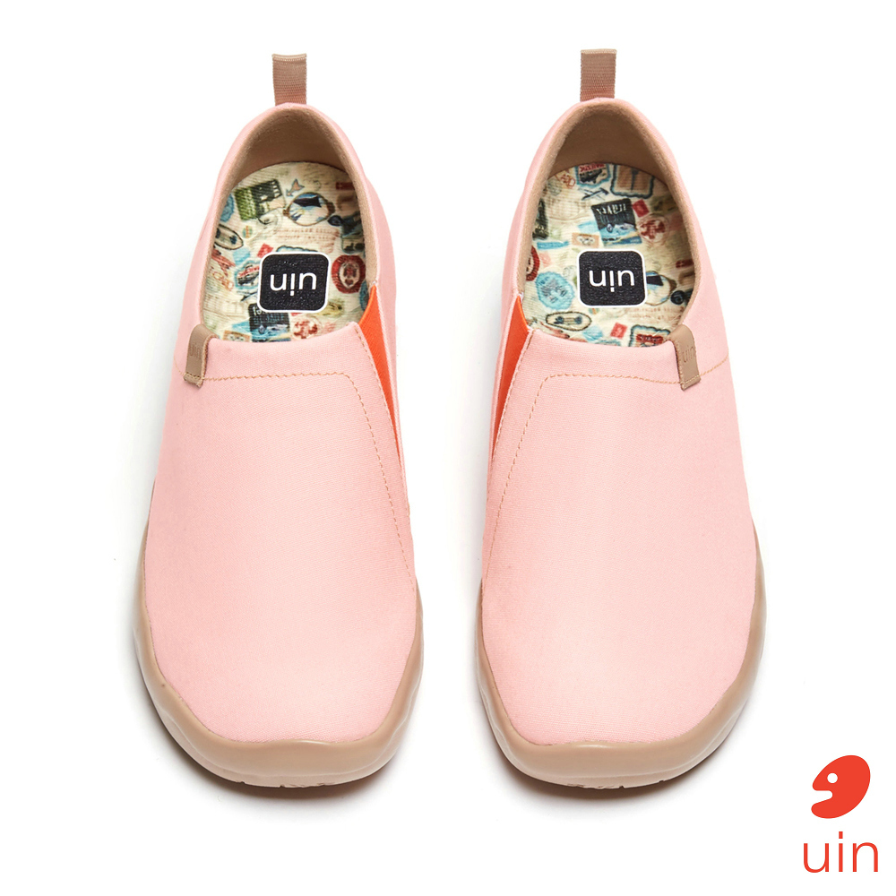 【 Uin 】西班牙原創設計 | 緋紅 彩繪鞋 休閒鞋 女鞋 懶人鞋