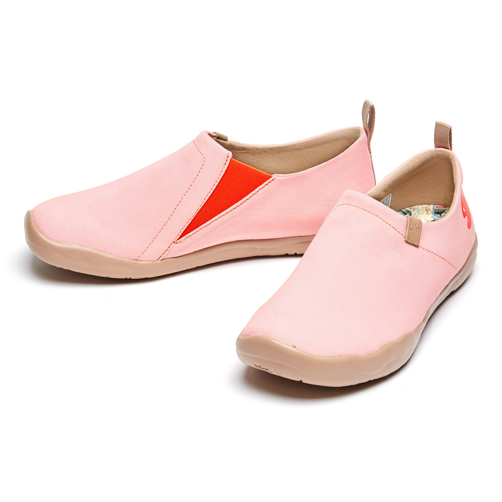 【 Uin 】西班牙原創設計 | 緋紅 彩繪鞋 休閒鞋 女鞋 懶人鞋