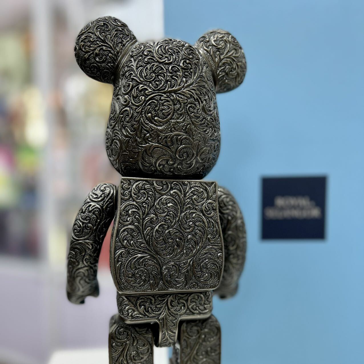 400% Be@rbrick x ROYAL SELANGOR STEAMPUNK ARABESQUE BLACK