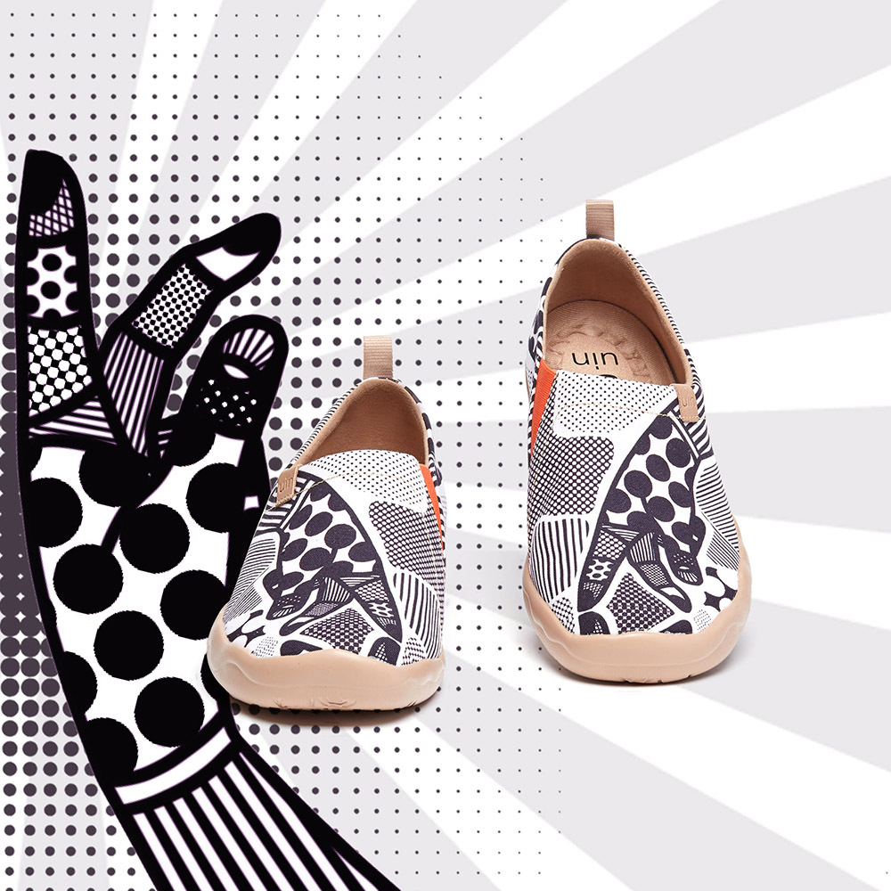 【 Uin 】西班牙原創設計 | 指行 男鞋 彩繪鞋 休閒鞋 懶人鞋