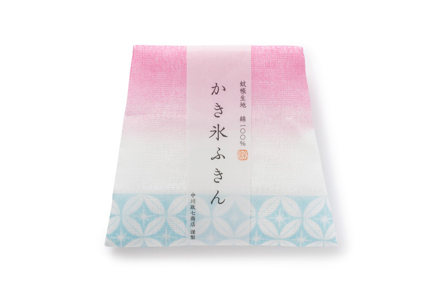 中川政七-蚊帳方巾 /草莓刨冰