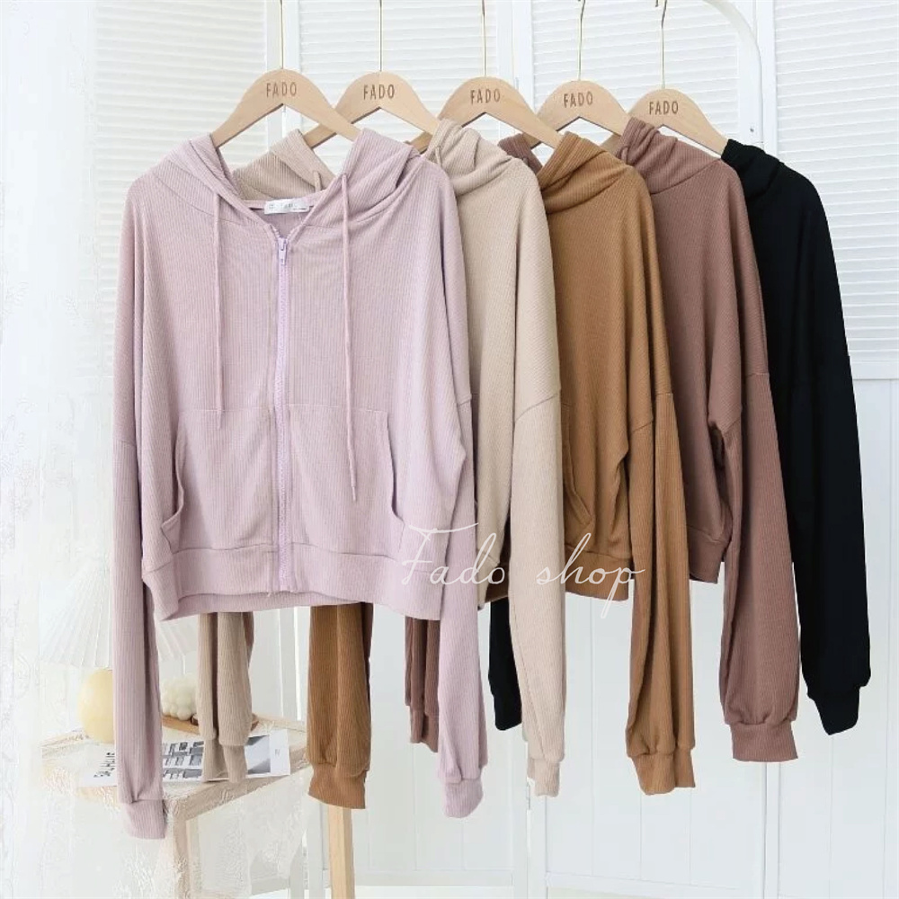 法朵Fado Shop｜抽繩口袋連帽外套 822C002 五色