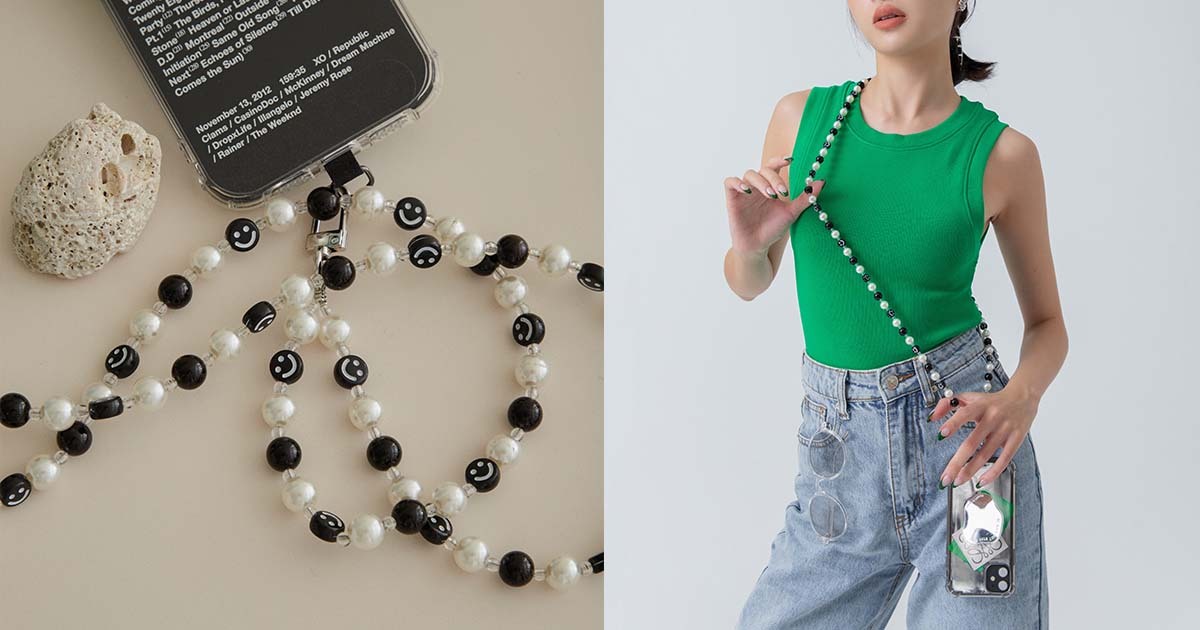 Y2K復古風：串珠元素的手鍊、項鍊、手機鍊