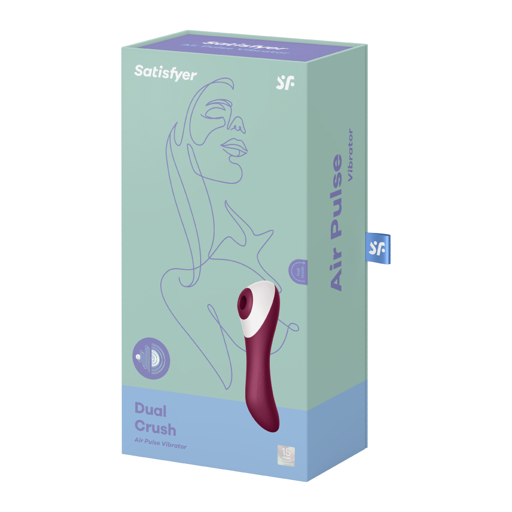 德國Satisfyer Dual Crush 陰蒂吸吮+震動按摩棒