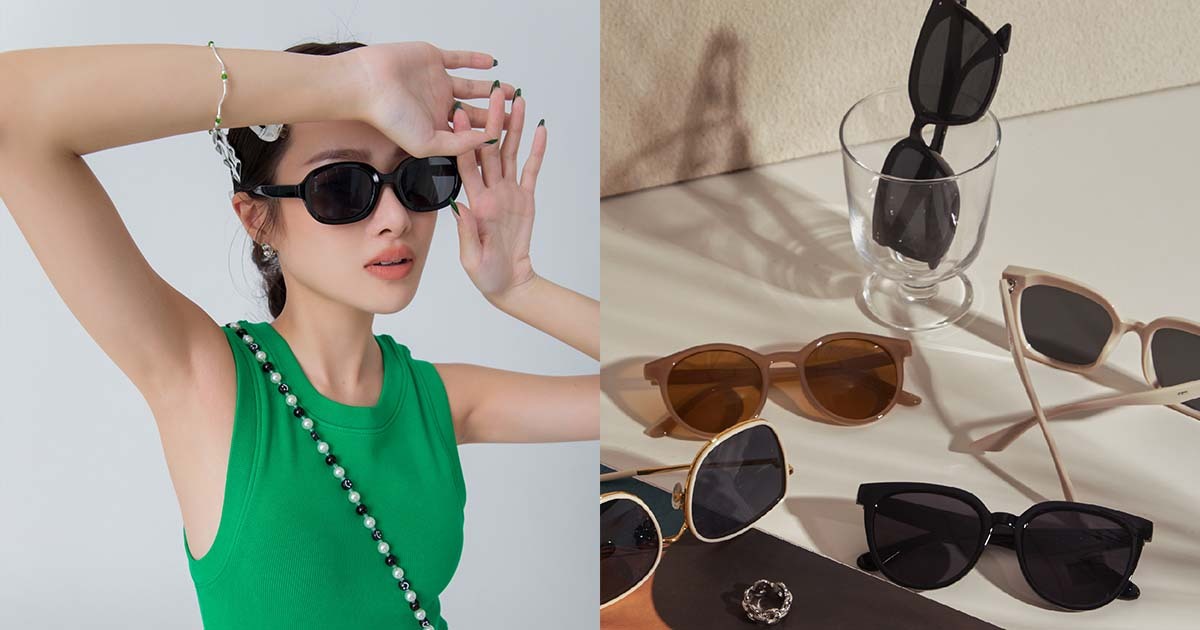 Y2K復古風：扁長、狹長的墨鏡