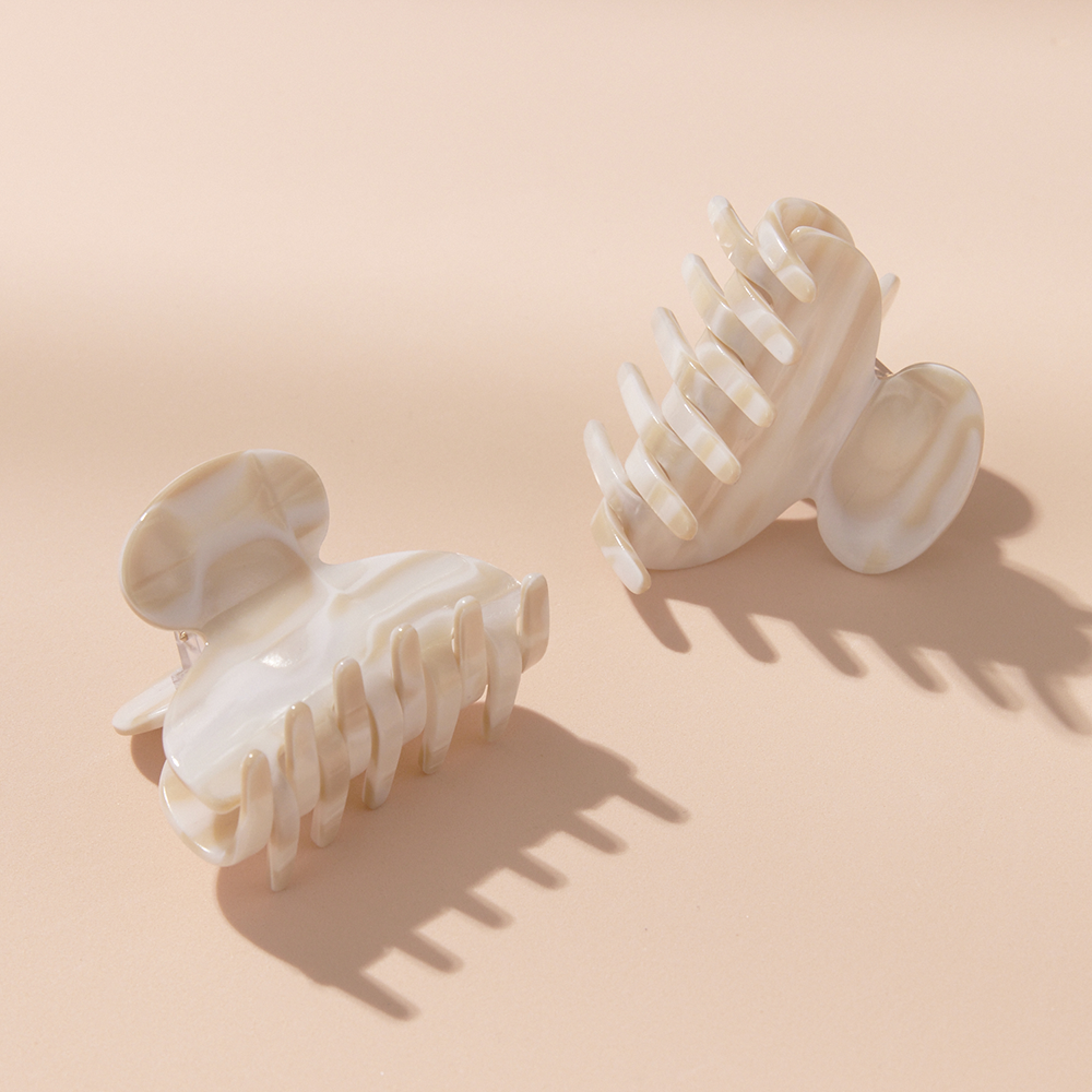 FRANCE LUXE 經典小抓夾〈珍珠白〉