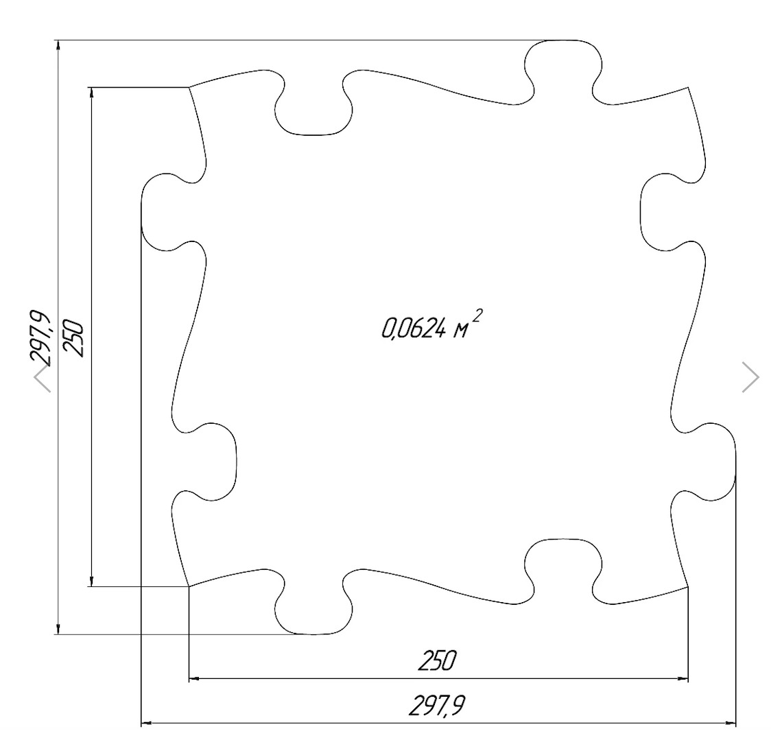 Orthopedic Puzzle Mats - Coconut ECO