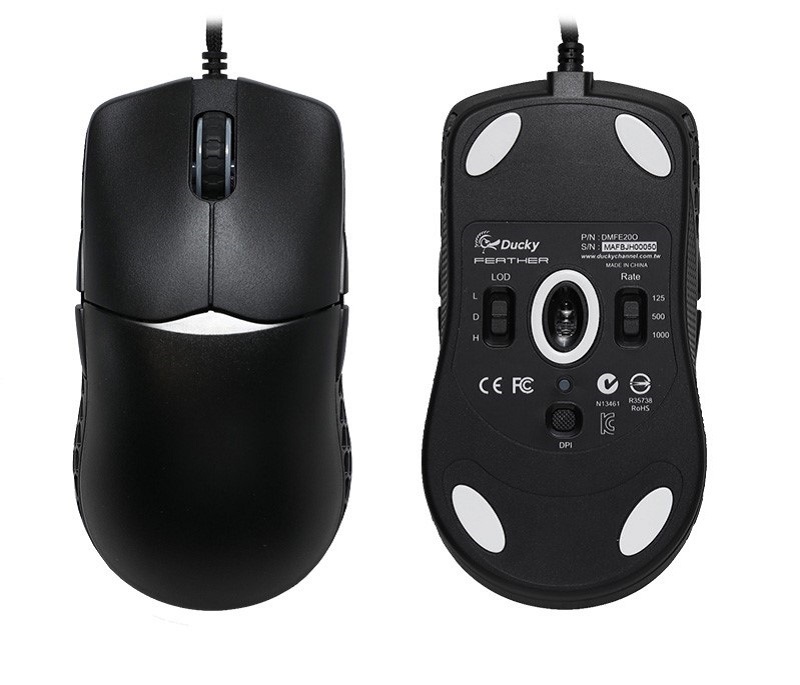 米特3C數位–Ducky 創傑 Feather ARGB光學電競滑鼠