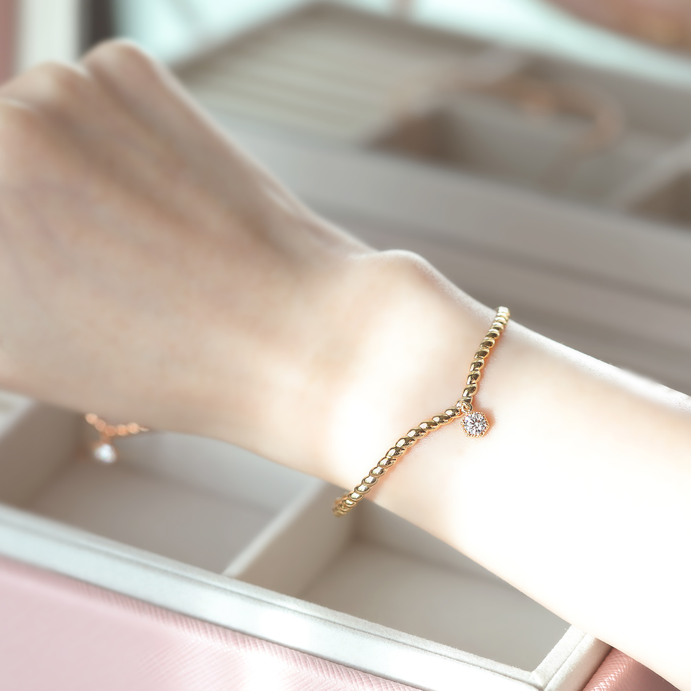 悸動 — GIA30分鑽石手鍊