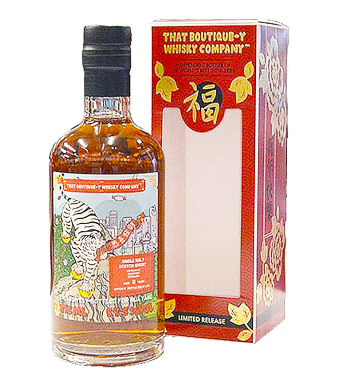 TBY漫畫標 本利林 11年 虎年特殊標新春限定 蘇格蘭單一麥芽威士忌 375mL