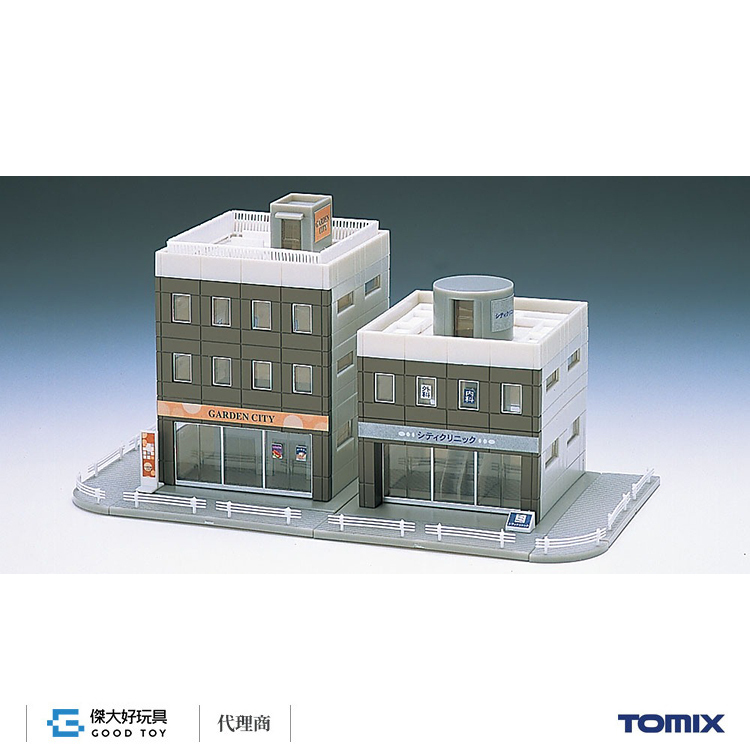 TOMIX 4051 建物 方形建築組 (棕)
