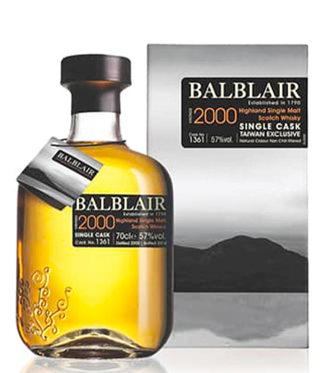Balblair 2000 Taiwan Exclusive Highland Single Cask Whisky 700mL