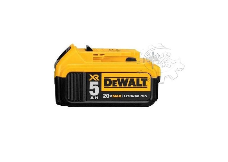 ＊中崙五金【附發票】(台灣公司貨) DEWALT 得偉 20V 5.0Ah 鋰電池 附電量顯示 DCB205