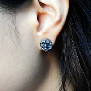 蟠雲耳釘