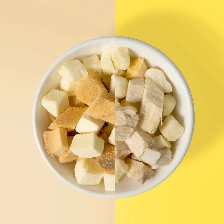 台灣 Heromama 倆小丁雙拼凍乾零食 - 雞肉丁 X 蘋果丁 20g