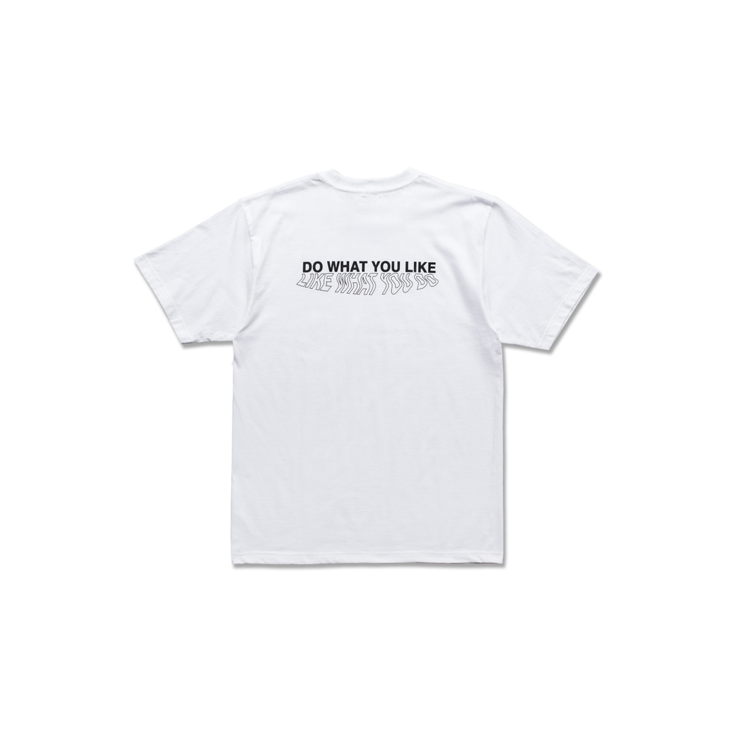 メンズ io着用VALLAD CASH DISPENSER TEE WHITE