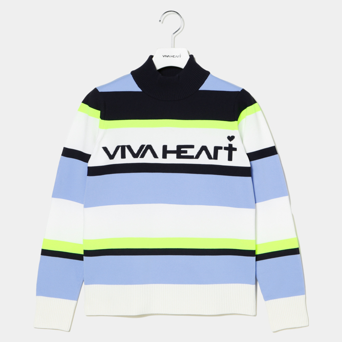 女士 彈力小高領針織套頭衫