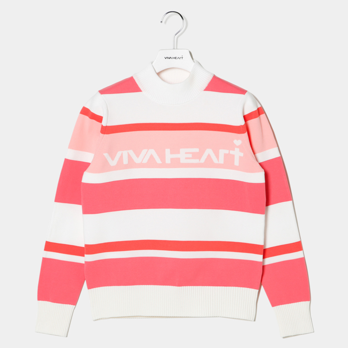 女士 彈力小高領針織套頭衫