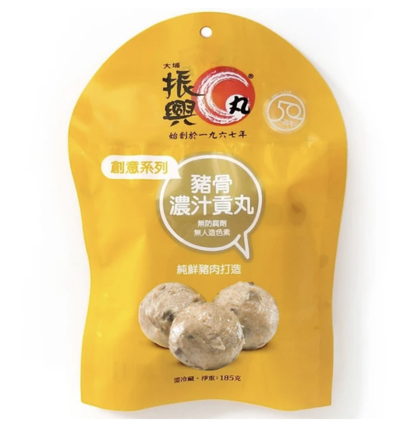 大埔振興 豬骨濃汁貢丸 180g