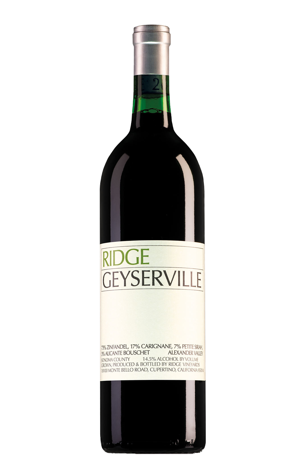 Ridge Geyserville Alexander Valley Zinfandel Blend 201