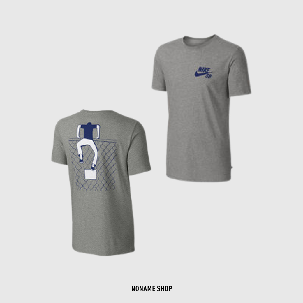 💥出清特價💥 NIKE SB 籃球 灌籃 印花 LOGO 灰色 (男款)