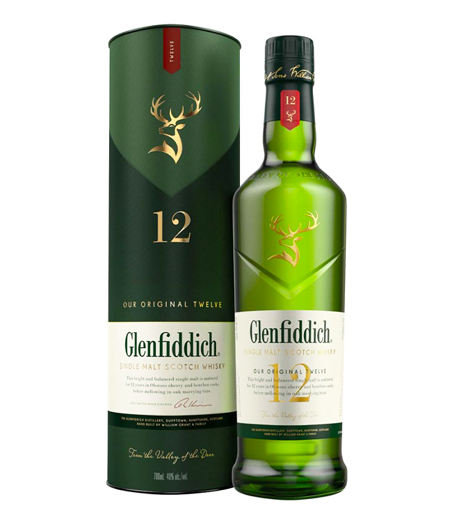 Glenfiddich 12 Years Old Single Malt Whisky 700mL