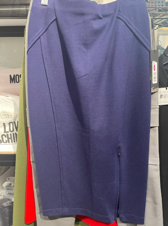 [S] DKNY LONG SKIRT,NAVY, D1BN8S2H-TN0 FINAL SALE (SD203)