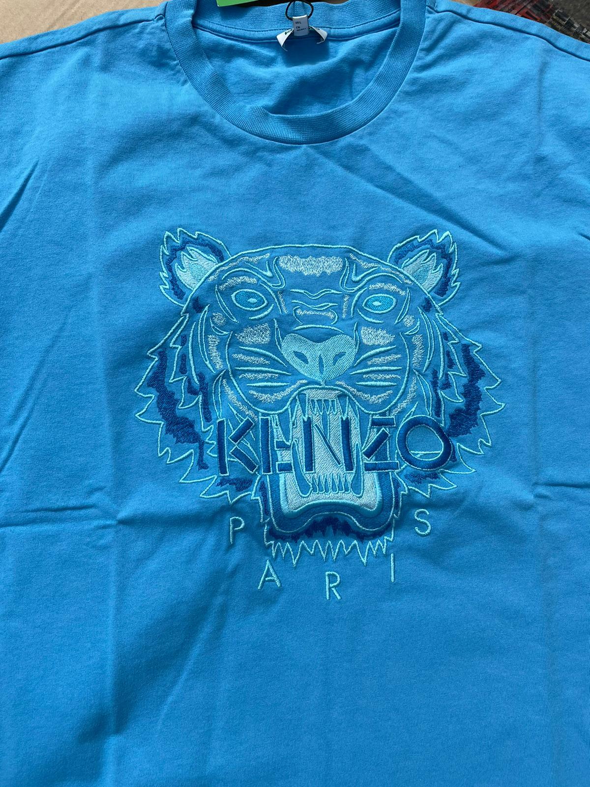 Kenzo blue t shirt hotsell