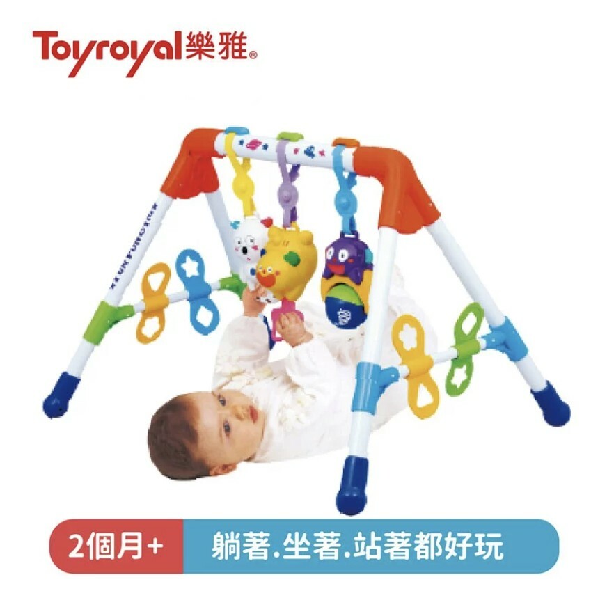 【樂森藥局】日本 樂雅玩具 Toyroyal 音樂健力架 (2個月以上)