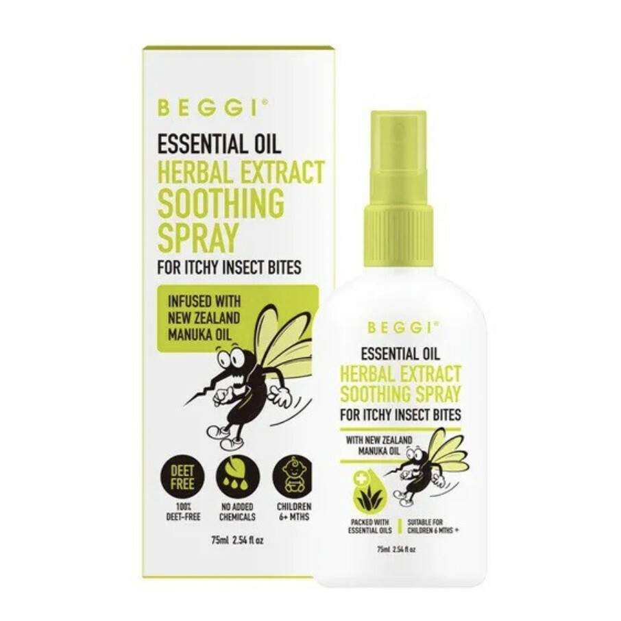 【樂森藥局】『新品上市』紐西蘭 BEGGI  植物精油防蚊噴霧  75ml