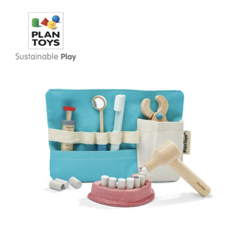 【樂森藥局】泰國 Plantoys 職業小達人 我是小牙醫 3歲以上 橡木 環保木製安全玩具