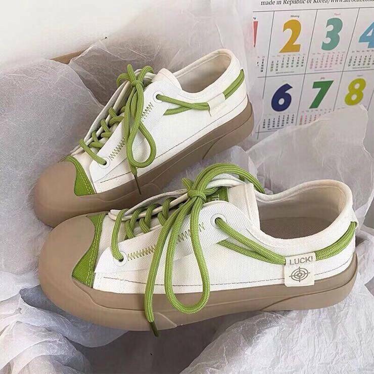 跳色造型鞋帶休閒鞋