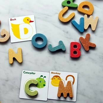 【樂森藥局】泰國 Plantoys 木質ABC字母筆順組 2歲以上 橡木 環保木製安全玩具