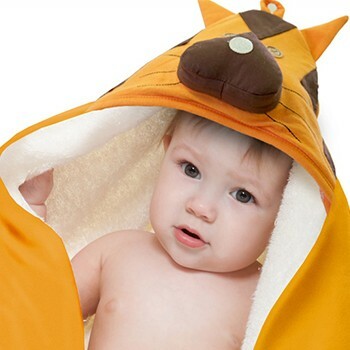 【樂森藥局】加拿大 3 Sprouts 連帽浴巾 兒童浴巾 連帽式斗篷 被毯 包巾 『公司貨&開立發票』