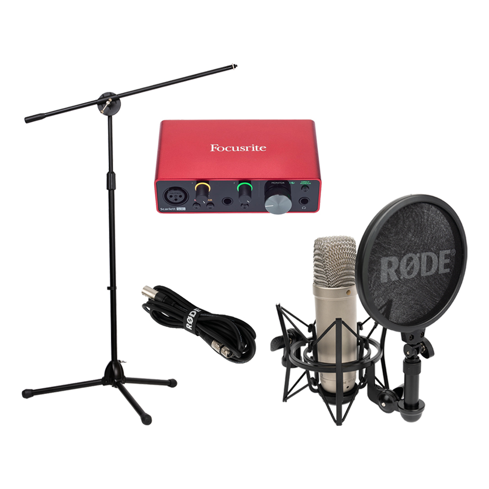 RODE NT1-A Solo 麥克風架精選組