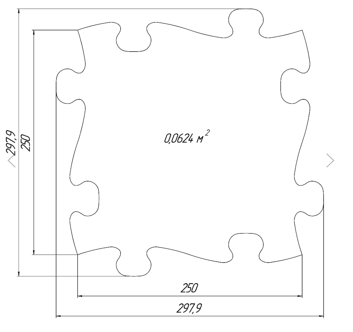 Orthopedic Puzzle Mats - Forest ECO