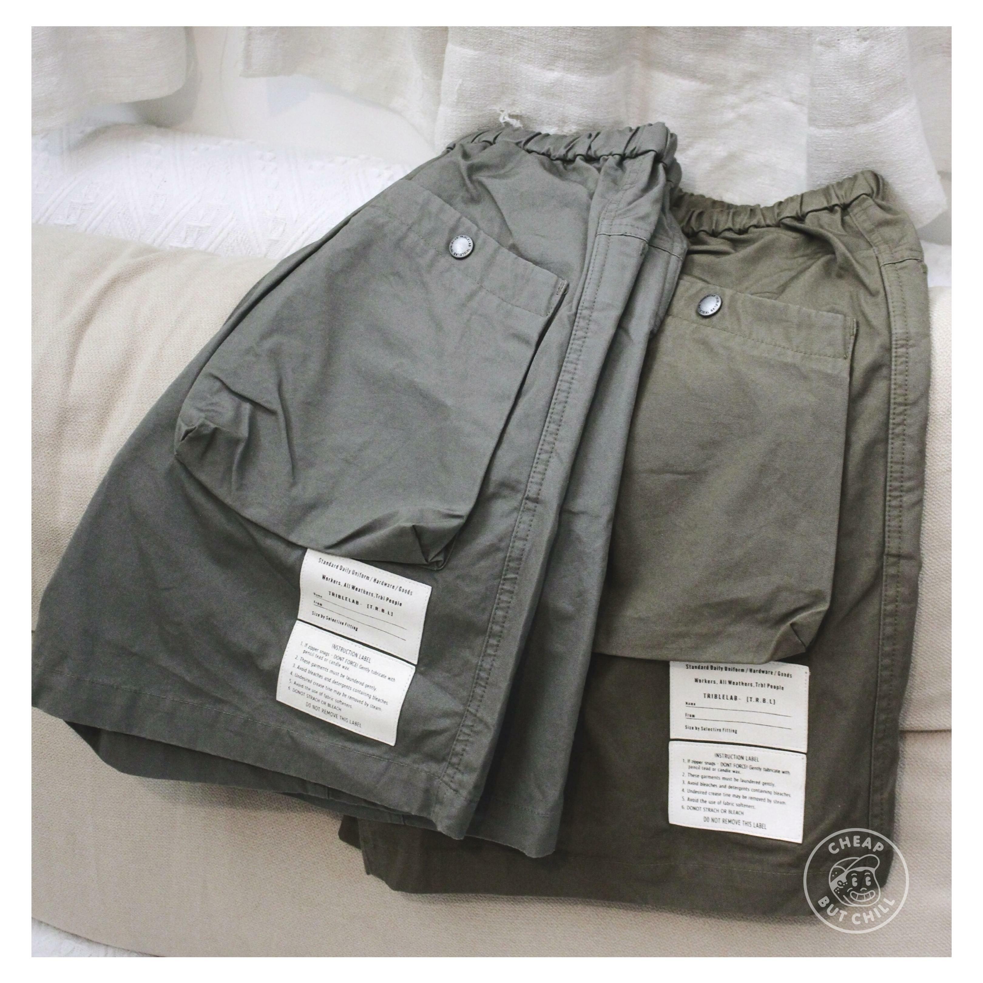 SOLD OUT!! ✦ 立體四袋寬鬆短褲