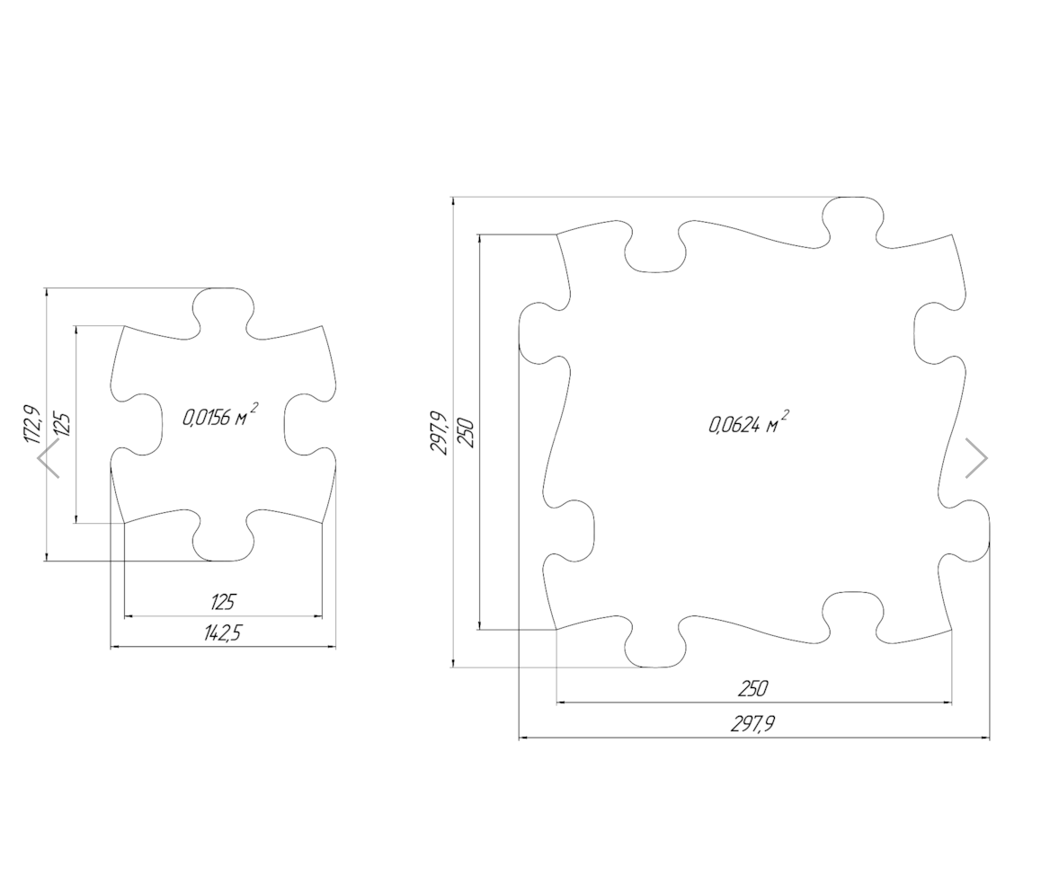 Orthopedic Puzzle Mat - XXL set