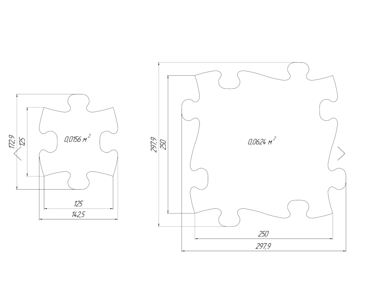 Orthopedic Puzzle Mats - Huge 2 set