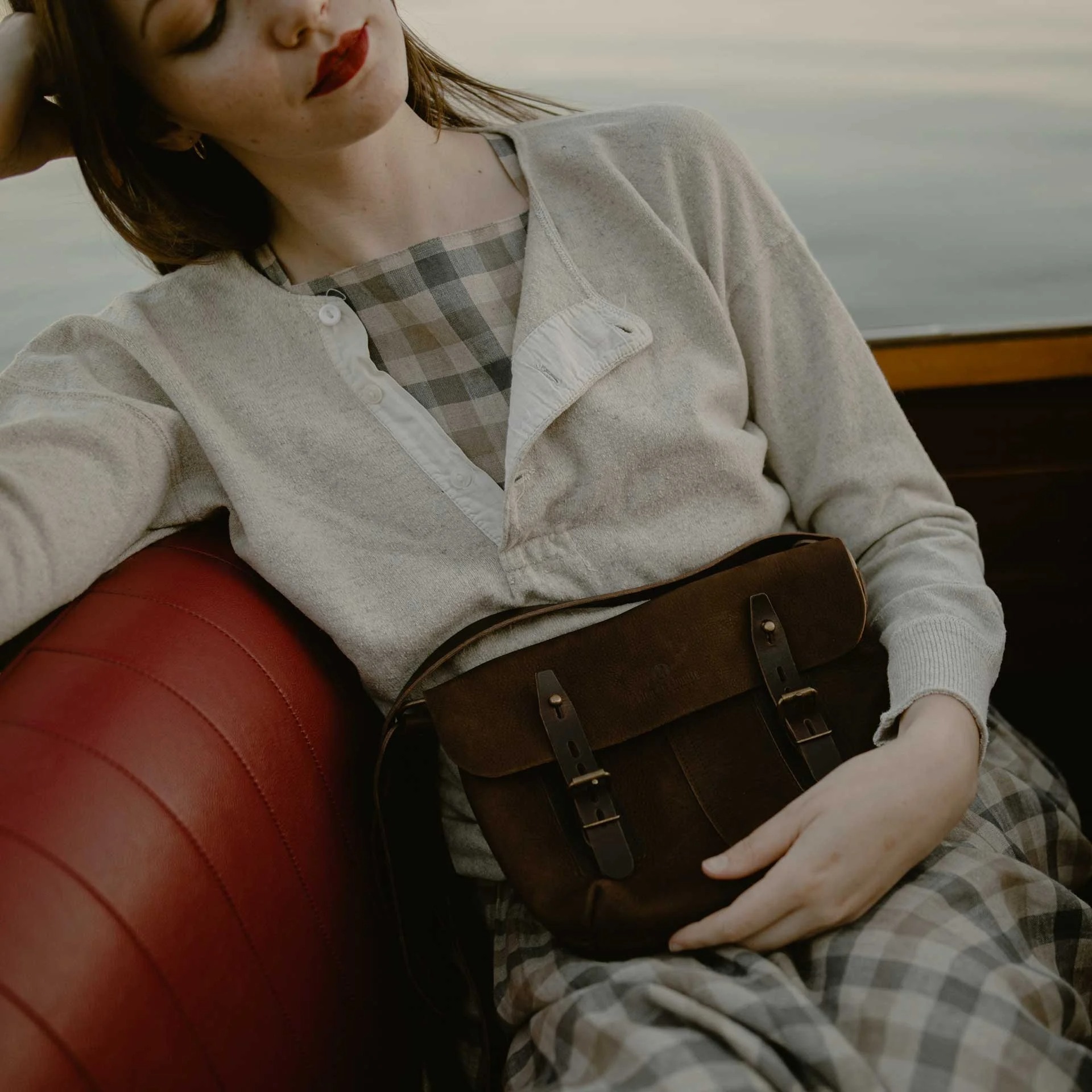 bleu de chauffe | Louis 側背包(雪茄棕)