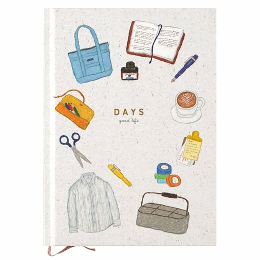 米津祐介 工具 硬殼自由日記本｜日本Greeting Life