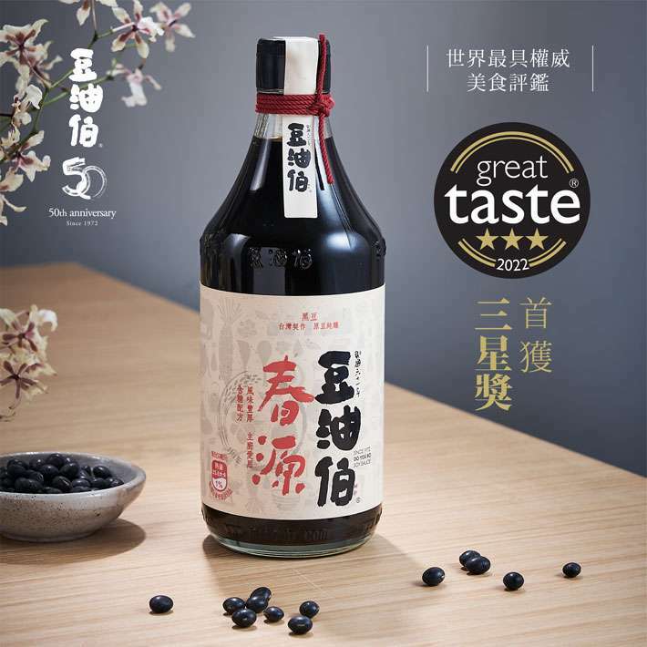 【1620夫妻生活團購3/24-3/31】豆油伯春源釀造醬油500ml(黑豆醬油)