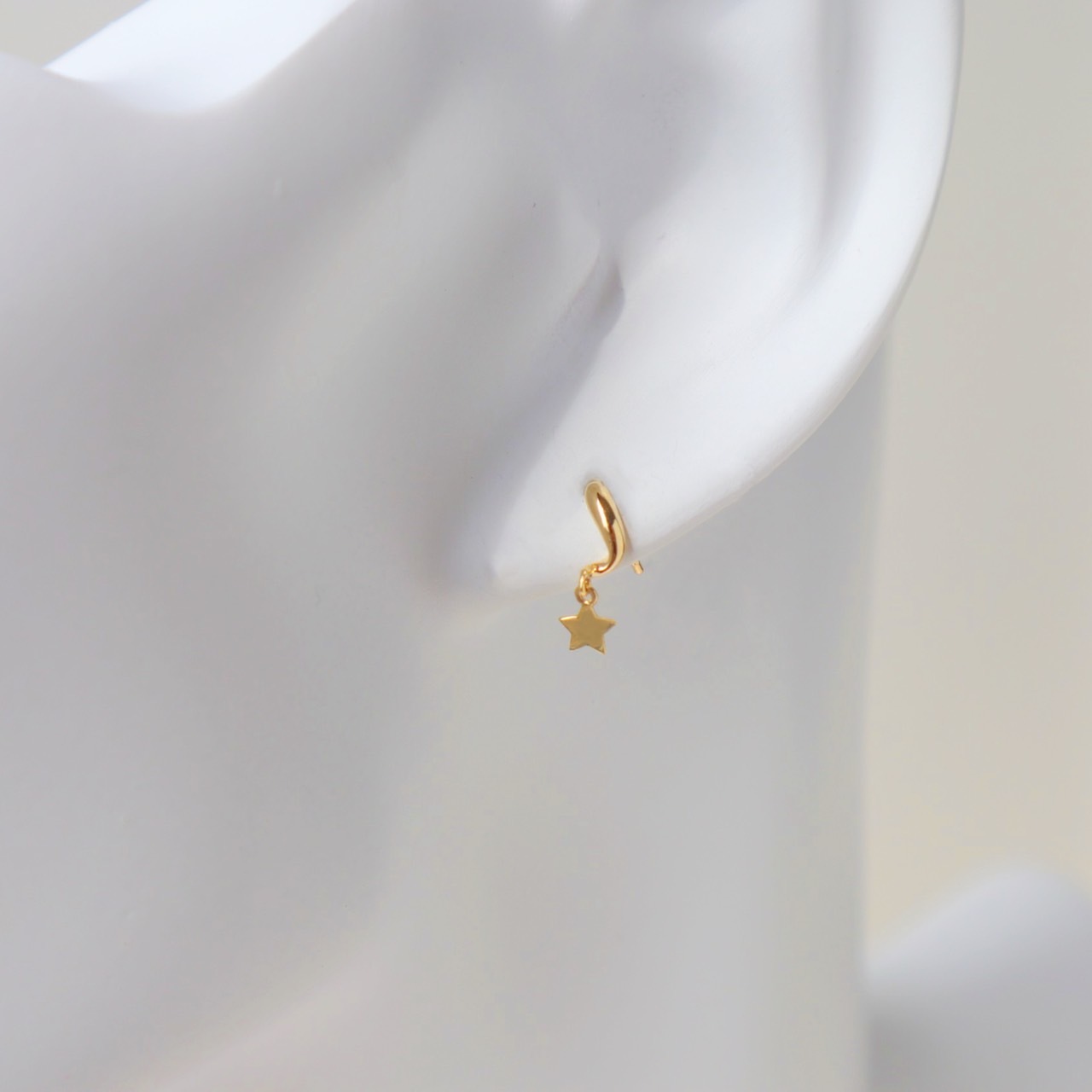 10K/星星少女耳環