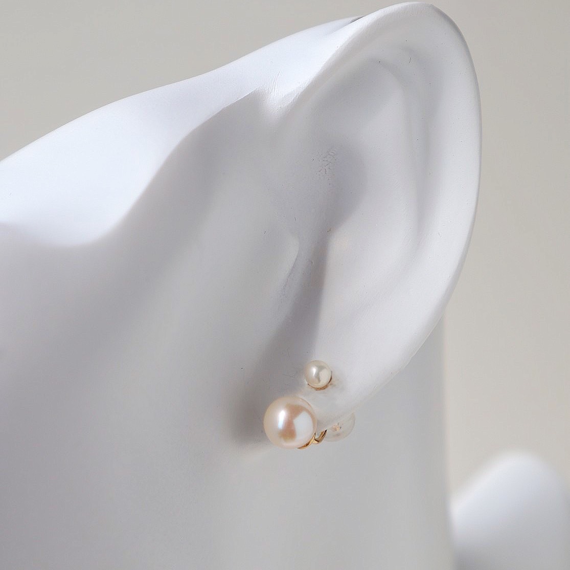 10K/音符珍珠耳環