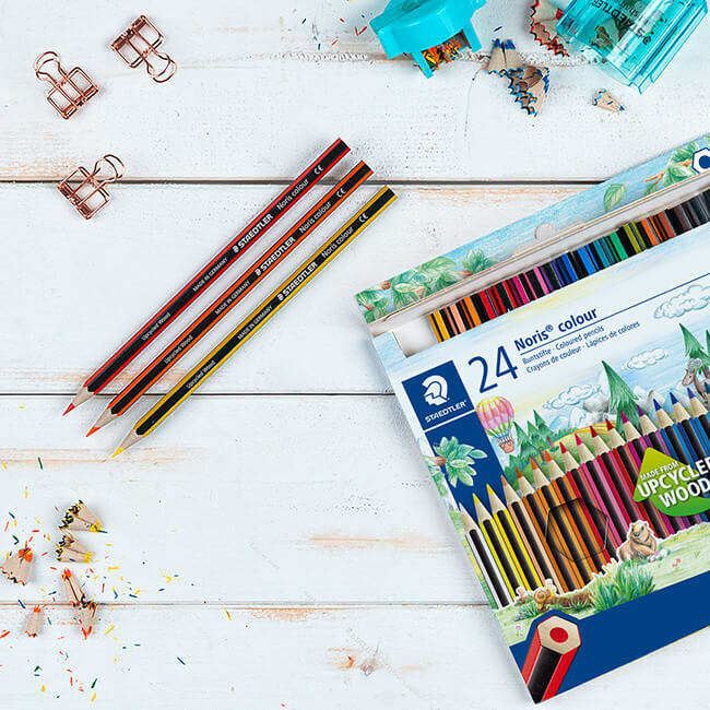 【STAEDTLER 施德樓】環保科技色鉛筆24色組 MS185-C24