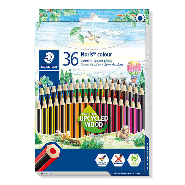 【STAEDTLER 施德樓】環保科技色鉛筆36色組 MS185-CD36