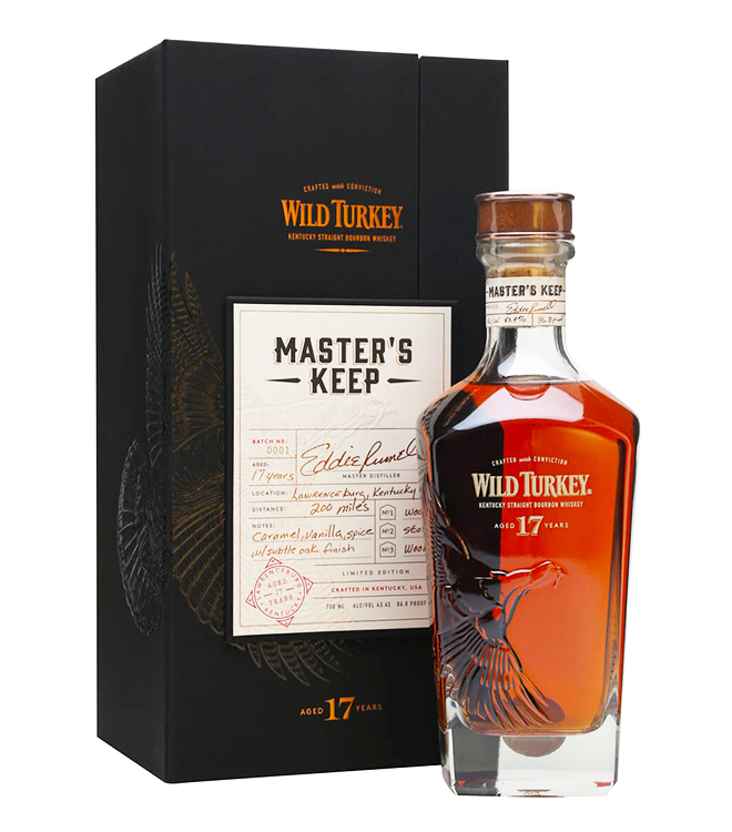 Wild Turkey 17 Years Masters Keep Bourbon Whisky 750mL