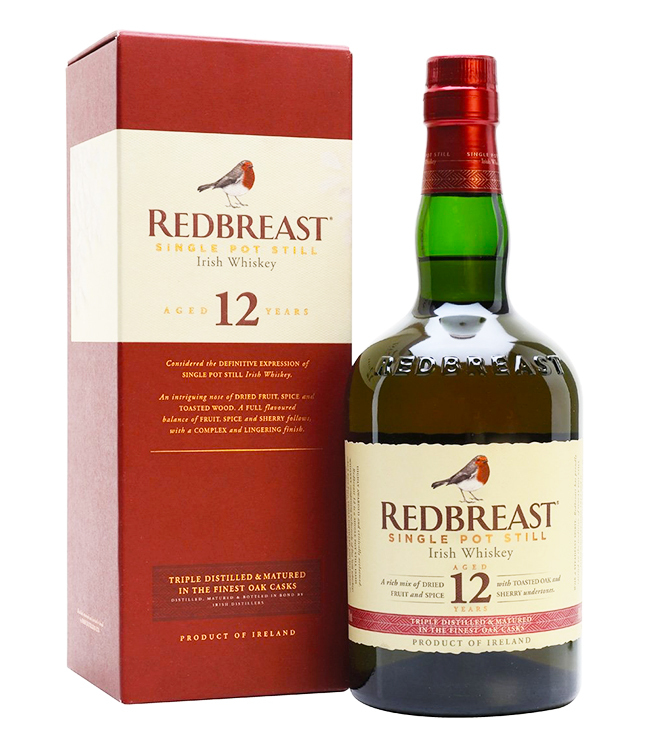 Redbreast 12 Years Single Pot Still Irish Whisky 700mL